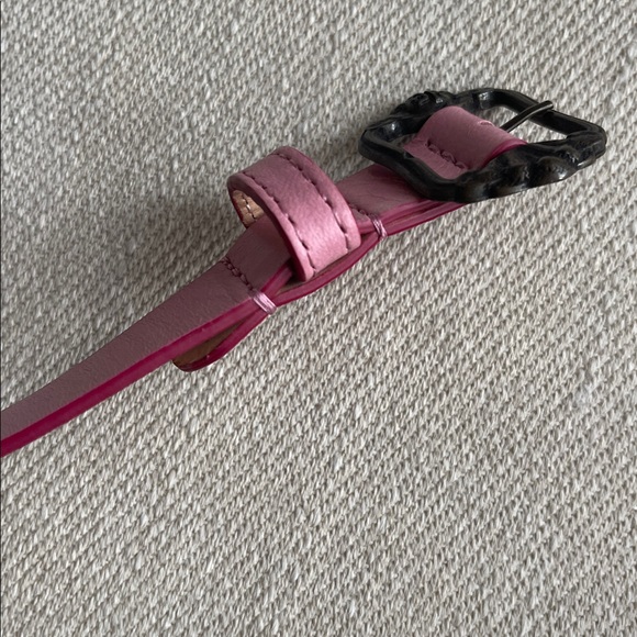 John Fluevog Pink Leather "Belt of Truth" – Size 36 (Fits 35"-38") – New - Picture 6 of 9